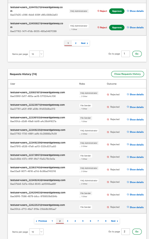 Access requests - History.png