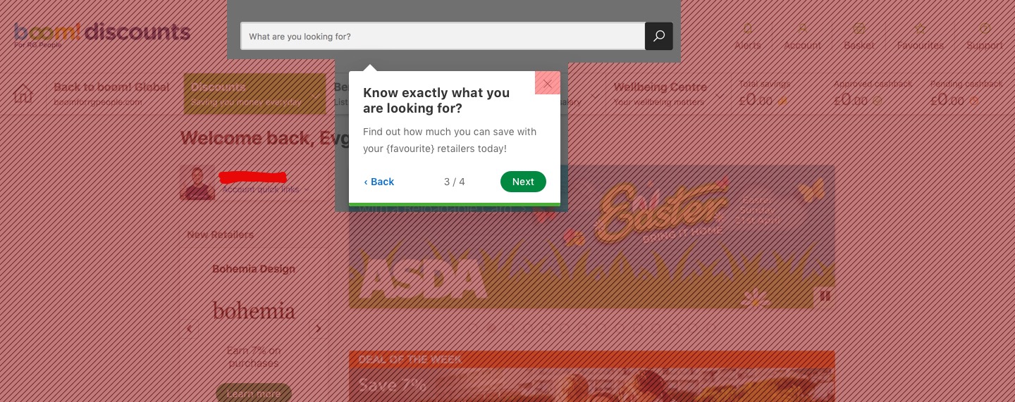 An image depicting the click-to-close option on the tooltips.