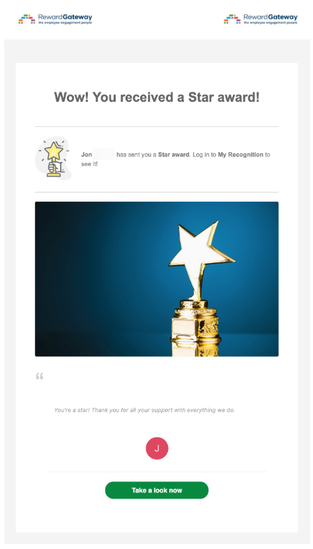 Non-monetary award