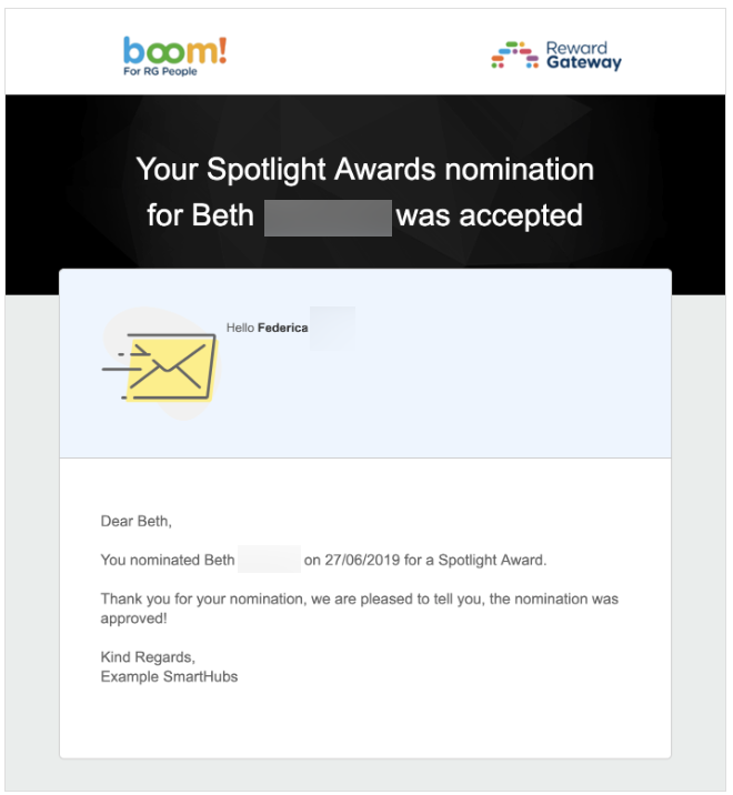 Nomination Accepted