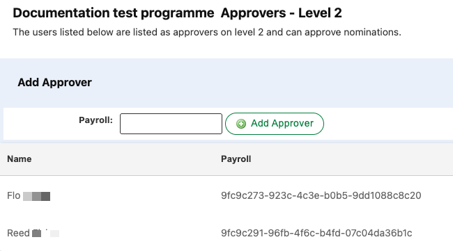 2 Approvers Level 2