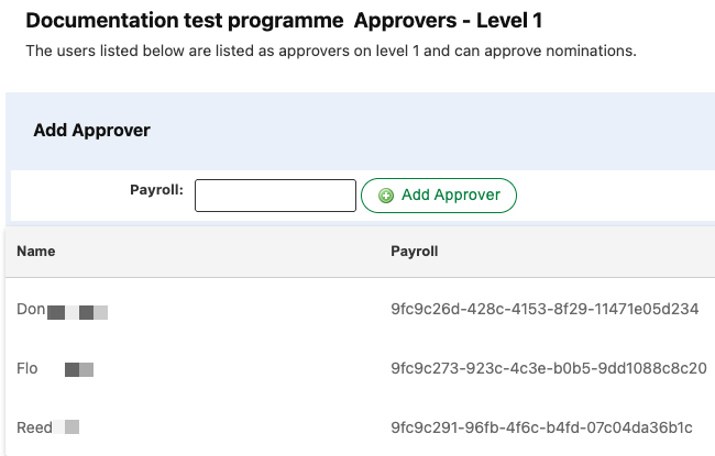 3 Approvers Level 1