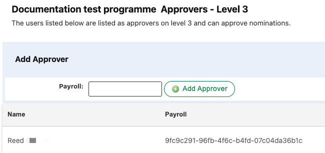 1 Approver Level 3