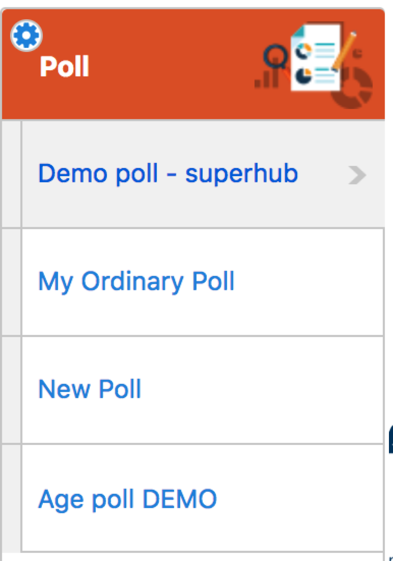 select existing poll