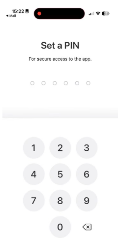 set a pin