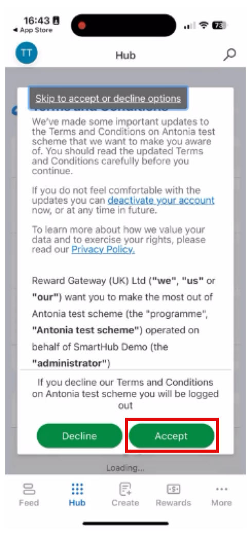 terms and conditions