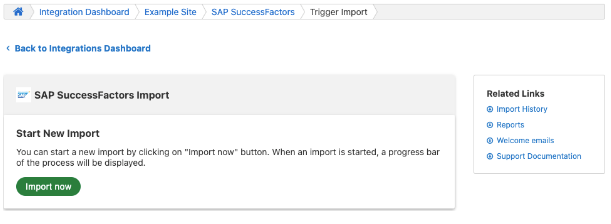 Integrations Dashboard