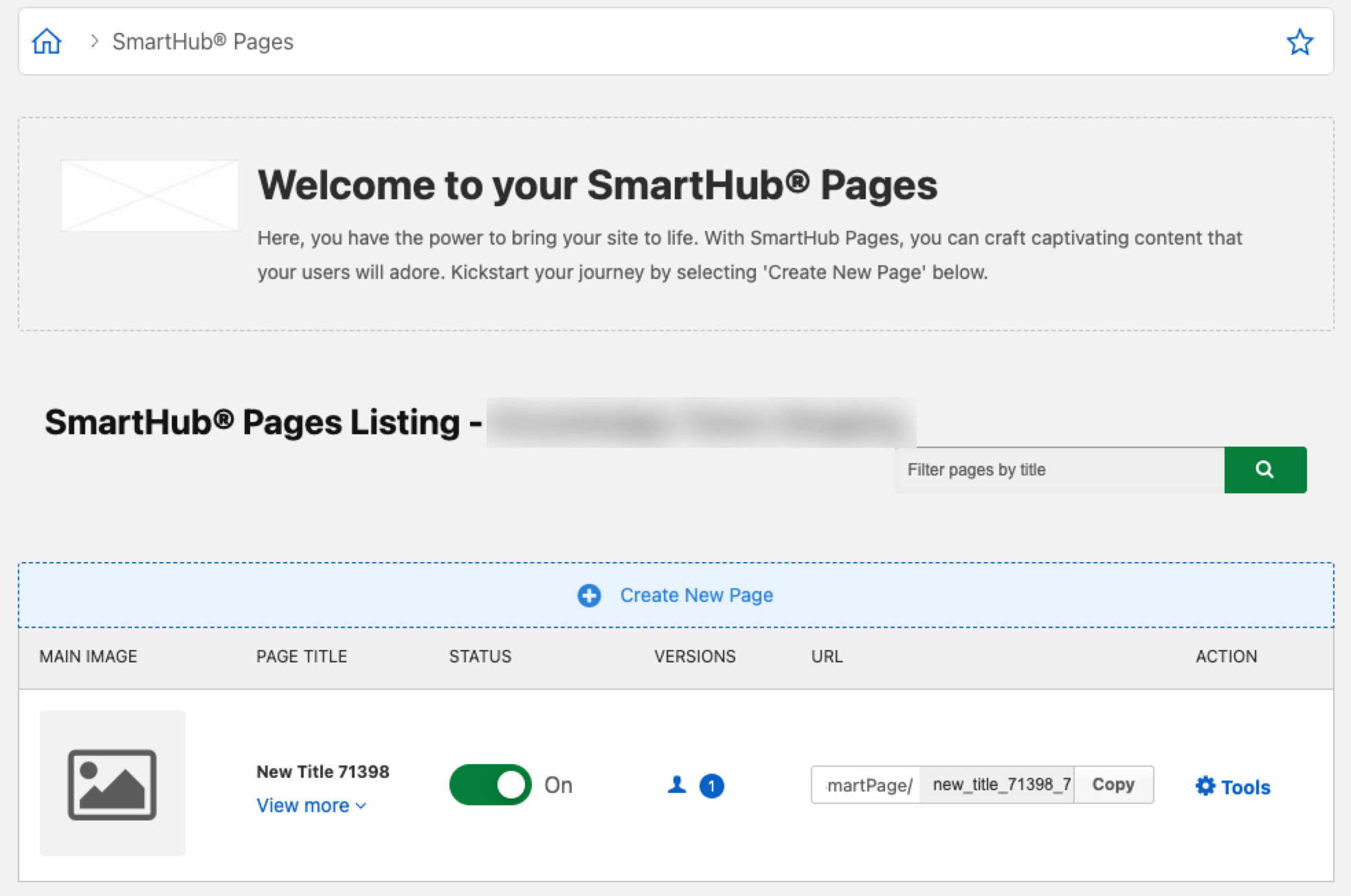 smarthub pages in reward manager