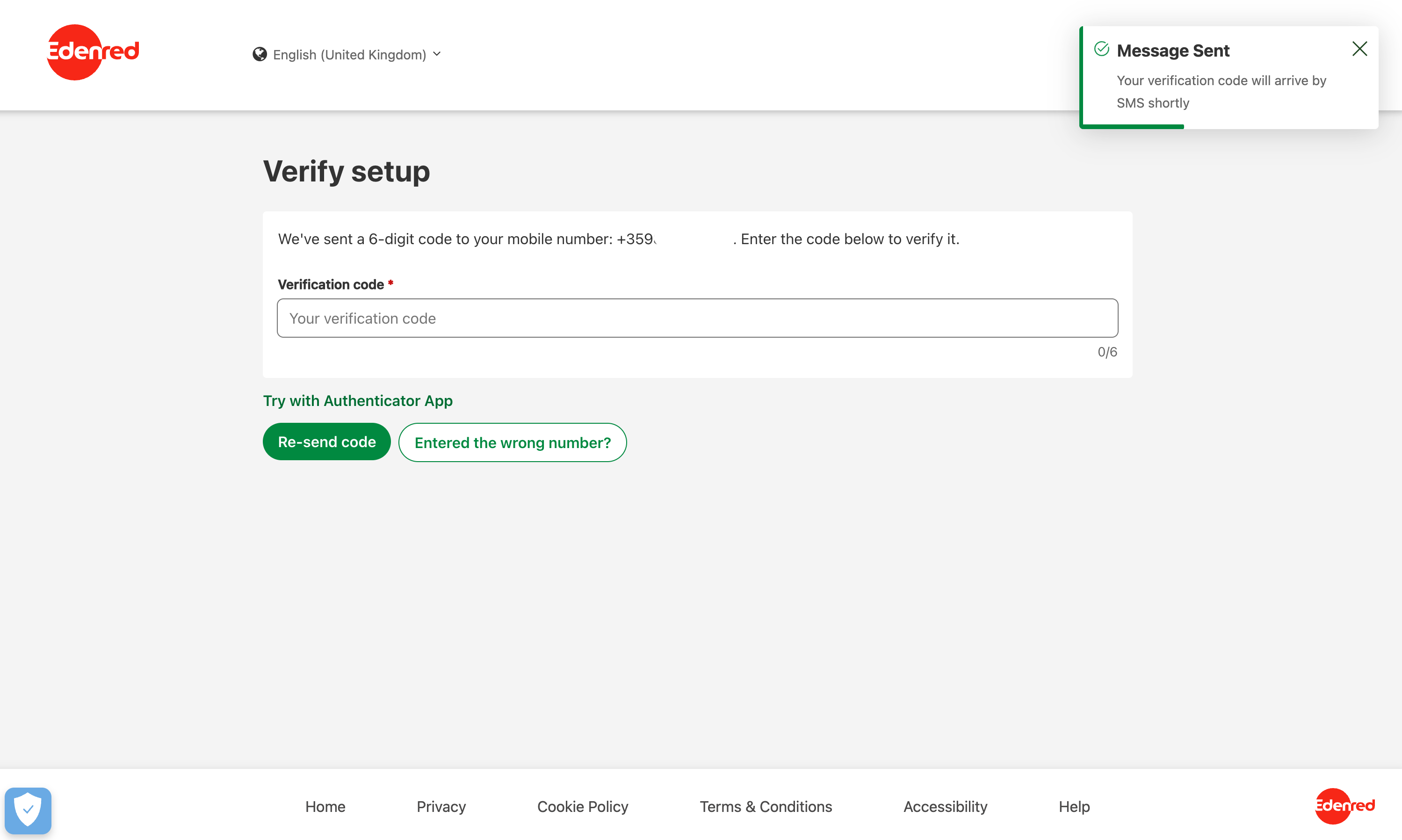verify the authentication setup