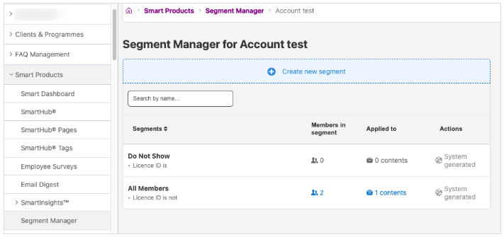 Segment Manager