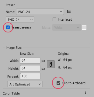 Favicon - Save for Web