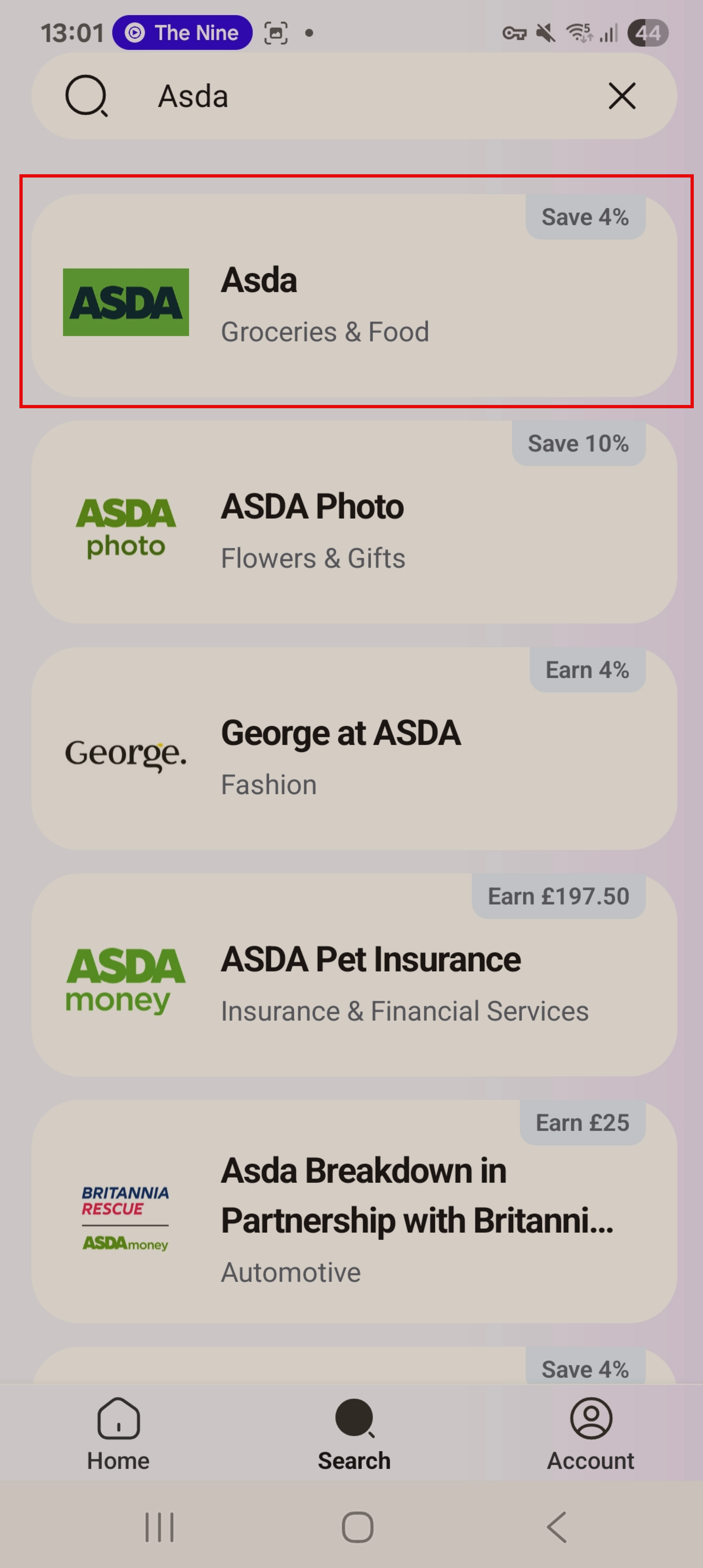 asda retailer