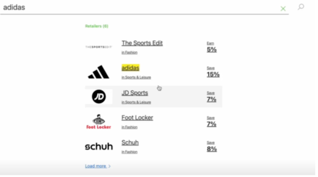 Merchant Page
