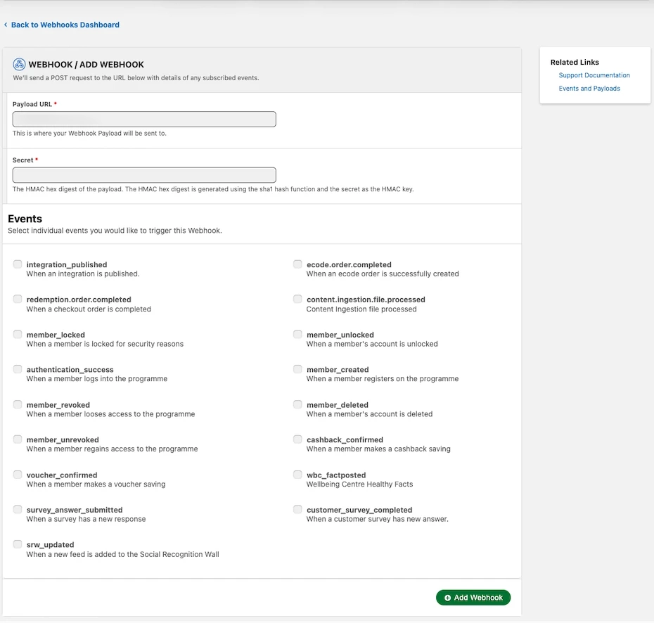 Creating Webhooks