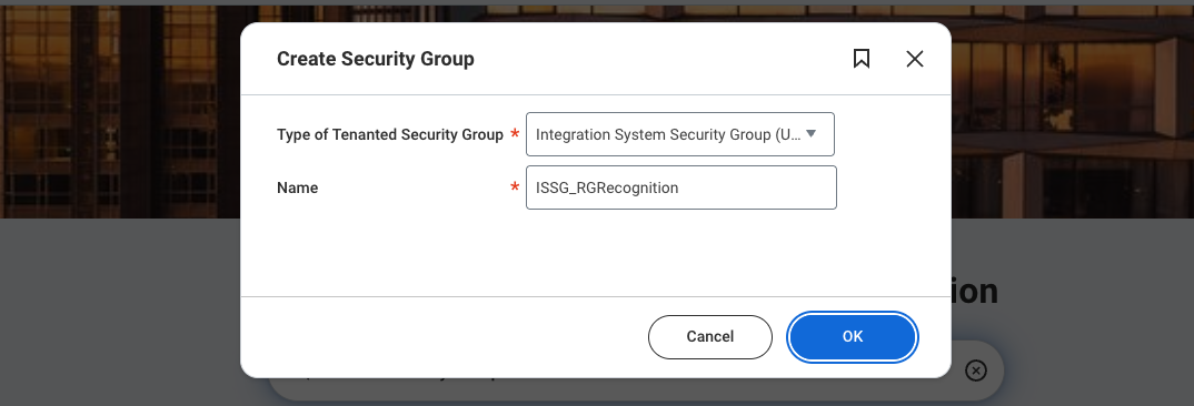 Integration System Security Group (Unconstraint)