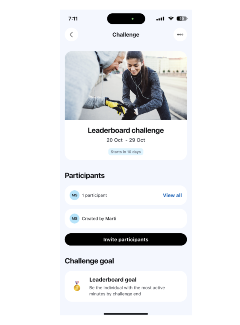 Challenge - Invite Participants