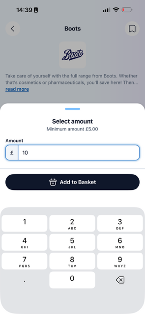 adding voucher amount