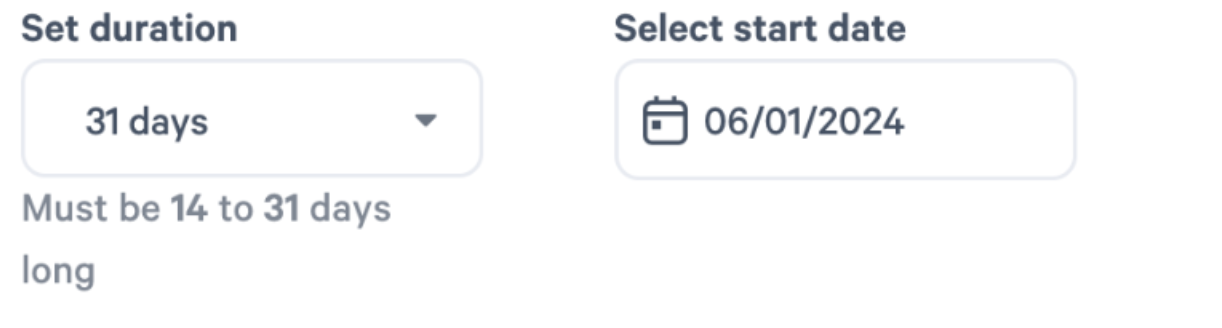 Challenge Duration
