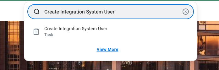 Create Integration System User 