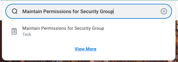 Maintain Permissions for Security Group