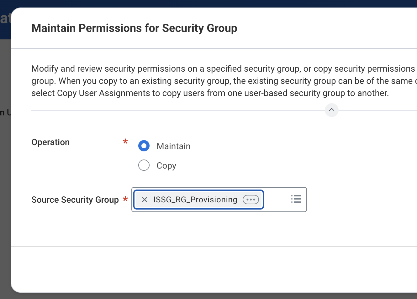 Source Security Group