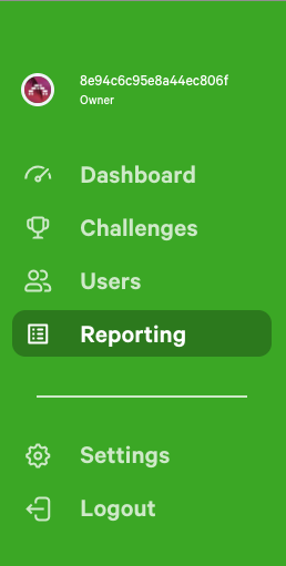 Reporting tab