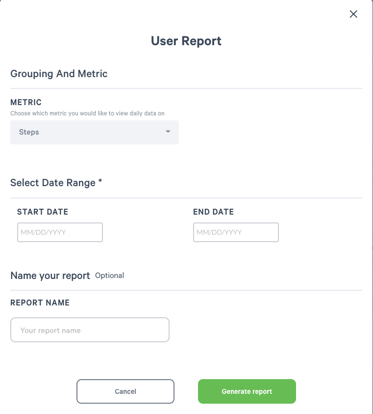 User Report