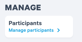 Participants tab in Challenges