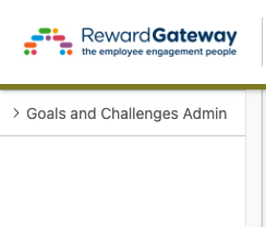 goals and challenges admin in reward manager