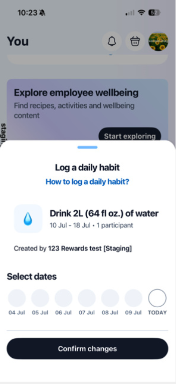 Logging Daily Activity