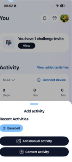 Add Manual Activity