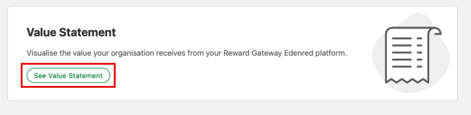 see value statement button