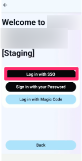 Login with SSO