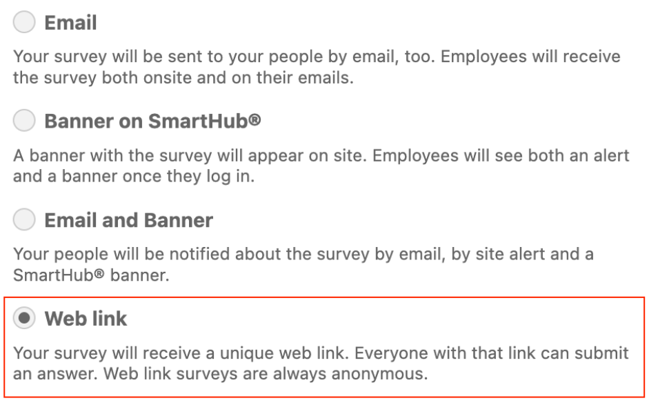 web link option