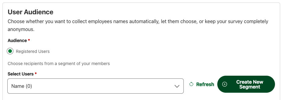 user audience